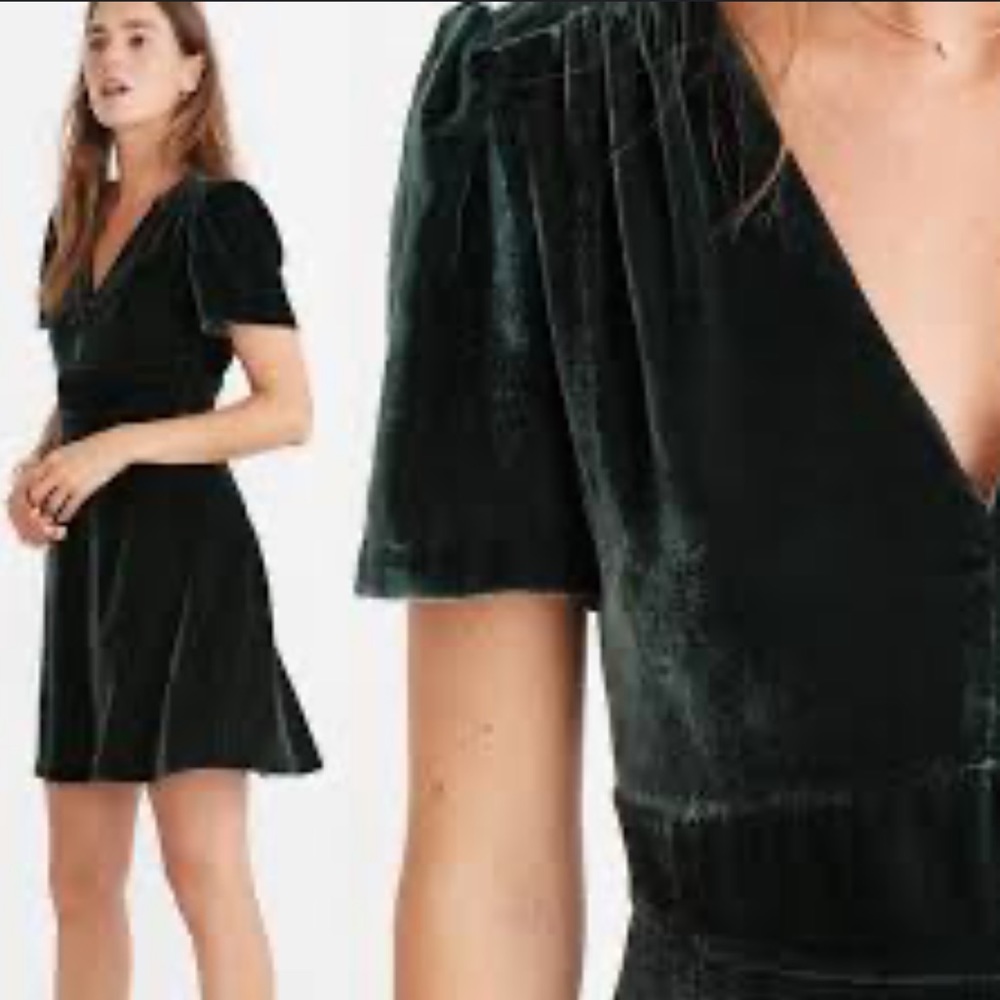 Madewell Velvet Dress
